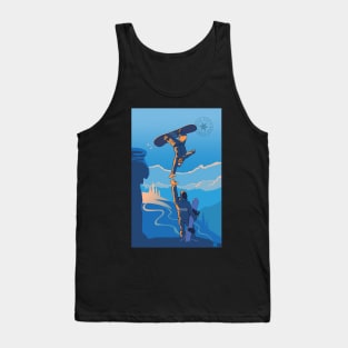 retro snowboard high five Tank Top